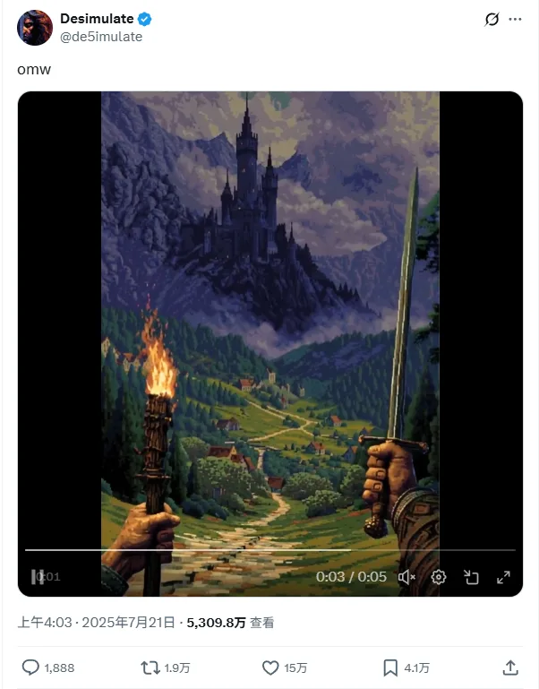 AI还做不出好游戏，但确实能做出爆款游戏视频