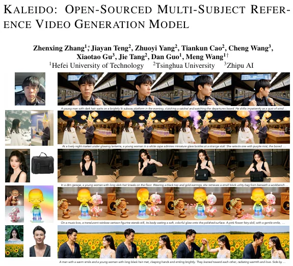智谱联合清华开源多图参考视频生成模型