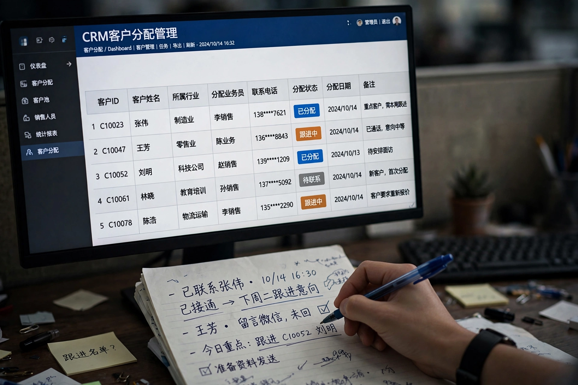客户归属