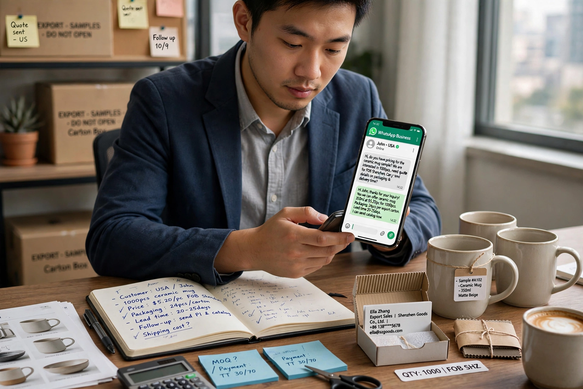 WhatsApp business的询盘跟进,拼的是回复速度和信息完整度。